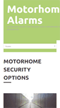 Mobile Screenshot of motorhomealarms.com